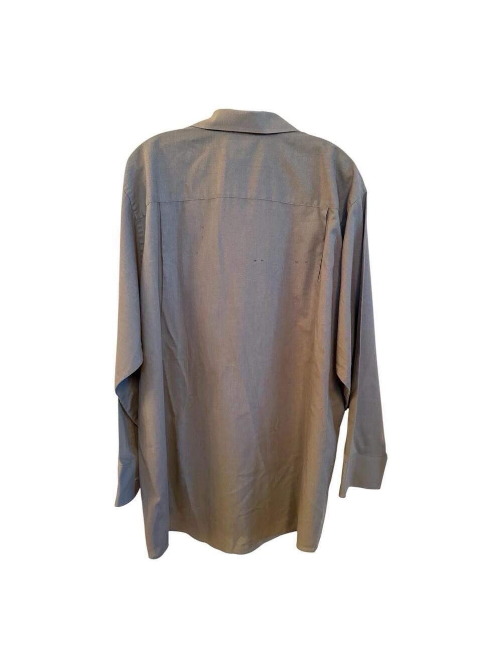 Geoffrey Beene Light Brown Casual Button Down Shirt XL 17 1/2 32/33 - Picture 3 of 6